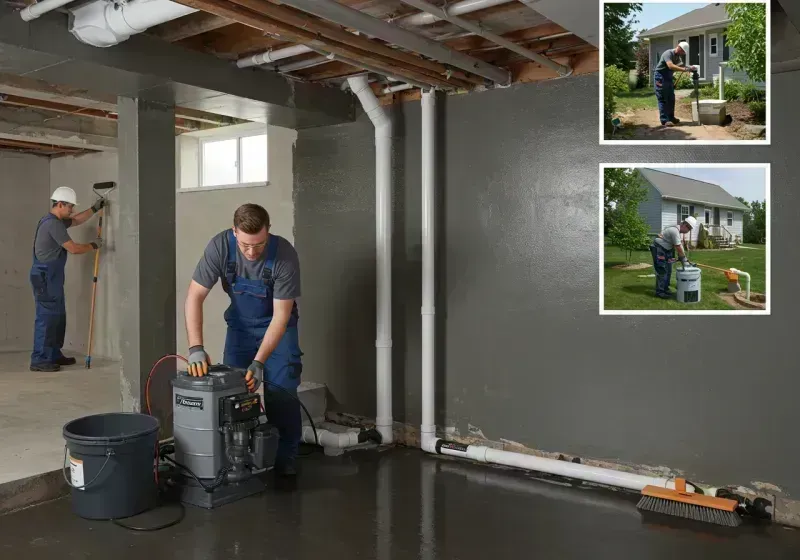 Basement Waterproofing and Flood Prevention process in Sheffield, AL